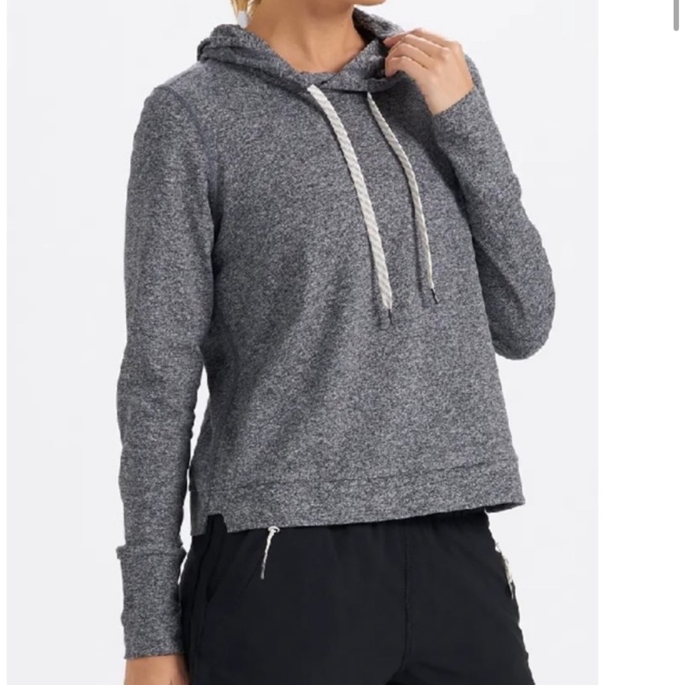 Vuori Halo Essential Hoodie Heather Grey